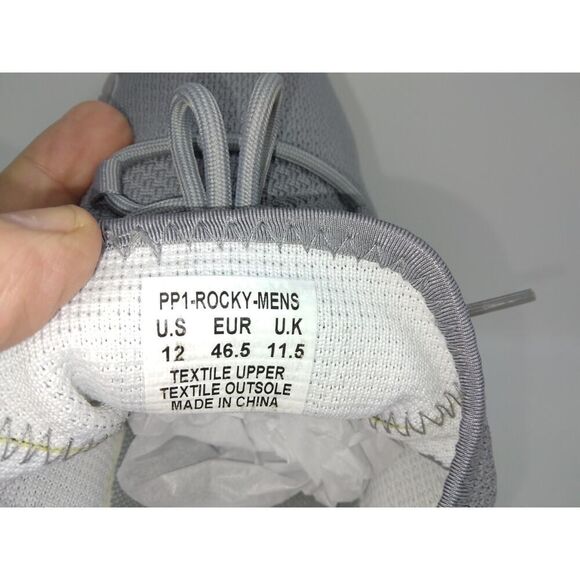 PONY Mens NEW Gray & White Athletic Lace Up Sneakers - sz. 12